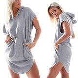 Ladies Lazy Long Hoodie