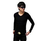 Mens Slim Fit V-Neck - 3 x Colours