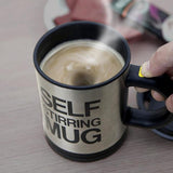 Self Stirring Coffee Mug 4 x Colours
