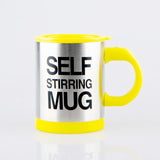 Self Stirring Coffee Mug 4 x Colours