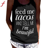 Ladies Feed Me Tacos Top