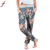 Floral Printed Tapered Leg Pants